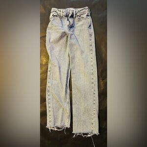 Zara Faded Blue Denim Pants